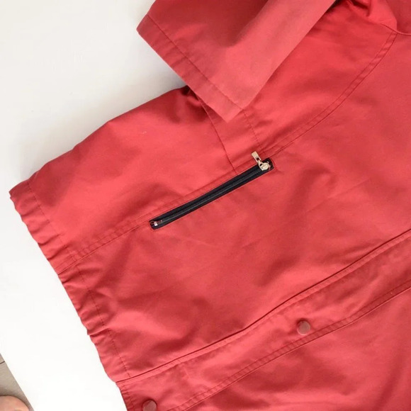 Vintage Fen-Nelli Sport Red Jacket  with Hood Size 15-16 - Picture 9 of 13